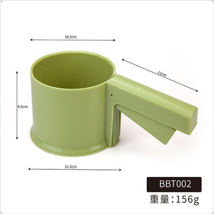 Hand Operated <b>Flour</b> Sifter Plastic Baking Cup Type Sugar Sieve Convenient For Baking - Product Image 3