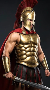 Conjunto de Armadura Completa de Acero Spartan Leonidas, Disfraz de Guerrero Hecho a Mano con Casco y Escudo para Exhibición Histórica y Cosplay - Product Image 4
