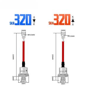 <span class=keywords><strong>Diode</strong></span> de <span class=keywords><strong>redressement</strong></span> de goujon SKN/SKR 100A 130A 240A 320A 400A <span class=keywords><strong>Diode</strong></span> de récupération standard - Product Image 4