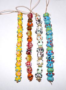 High Quality <b>Beads</b>, Strands of Multi Shape <b>Glass</b> <b>Beads</b> for Jewelry Making and Decoration. - Product Image 2