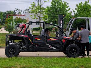 BETETEK UTV compact 4 places à essence 4 temps, certification CE, vitesse 50-70 km/h, capacité de montée de 25 degrés pour routes non publiques - Product Image 4