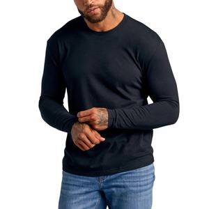 Fournisseur en gros, logo, nouveau style, design uni, 100% coton tricoté, 280 g/m², machine d'impression, antibactérien, coupe ajustée, manches longues - Product Image 4