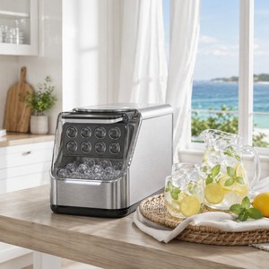 Executive Lounge Ice Ball Machine Sc-6219 8 Balls 30min 3cm Crystal Auto 42db 5-star Hotel Vip Suite Premium Oem Ce Sc-6219 - Product Image 1