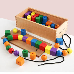 Woodenモンテッソーリ玩具材料15で1ゲーム木製パズル教育<span class=keywords><strong>Froebel</strong></span>のおもちゃ教育 - Product Image 6