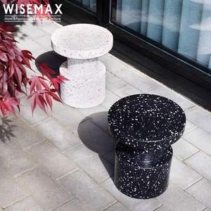 MEUBLES WISEMAX Prix <span class=keywords><strong>moins</strong></span> <span class=keywords><strong>cher</strong></span> meubles d'intérieur petit rond en plastique léger ménage canapé côté thé table basse pour café - Product Image 3