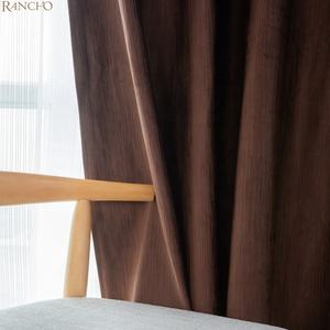 Nouveau rideau en velours de luxe, gaufré, prêt à poser, rideaux en velours bon marché pour le salon, la chambre à coucher - Product Image 2