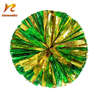 Icheerobics personnalisé 4 6 pouces PET Cheer Poms vente en gros Cheerleading Poms correspondance des couleurs gratuites