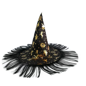 Halloween Niños Adultos Mascarada Vestir Suministros para fiestas Sombrero <span class=keywords><strong>de</strong></span> bruja del mago - Product Image 5