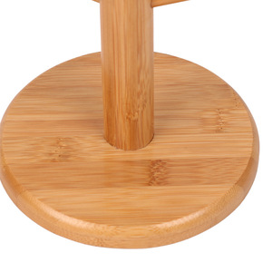 Bamboo Cup Holder 19.7x34.5mm Standing <b>Kitchen</b> Storage <b>Rack</b> For Mugs Coffee Cups Tableware - Product Image 4