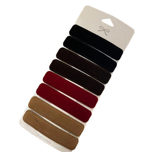 ชุดคลิปผมโฟลเดอร์สีลูกกวาดมีช่องใส่แม่เหล็กกล่องบรรจุภัณฑ์ด้านหลังของบัตรอย่างง่ายอุปกรณ์เสริมคลิปผมออก - Product Image 4