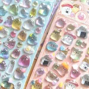 Wholesale Factory Direct Embossed <b>Waterproof</b> Glossy Eco Friendly 3D Dome <b>Sticker</b> Resin <b>Sticker</b> for DIY Craft Packaging - Product Image 3