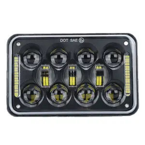 Lampadina per faro a Led 4x6 Focos 7 pollici 60watt luci a Led per auto jeep 60W accessori per auto illuminazione da corsa bianca