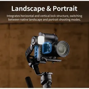 <span class=keywords><strong>Estabilizador</strong></span> de Cámara Profesional de 3 Ejes <span class=keywords><strong>ZHIYUN</strong></span> CRANE <span class=keywords><strong>4</strong></span>, Luz de Relleno Bicolor Integrada de 10W, Grabación Vertical Nativa - Product Image 2
