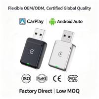 Clé USB Dongle Originale Rapide Plug & Play 2-en-1 Vidéo Multimédia 14 15 Boîtier AI Adaptateur Sans Fil CarPlay Android Auto