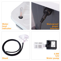 Kit de jardin vertical d'intérieur à 14 étages, système hydroponique avec équipement d'irrigation programmé pour la culture en intérieur