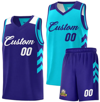 Seragam Basket Dewasa Sublimasi Kustom Jersey & Celana Pendek Tim yang Dipersonalisasi