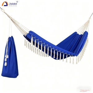 <span class=keywords><strong>Hamaca</strong></span> ligera con borlas nórdicas, Columpio <span class=keywords><strong>de</strong></span> lona grueso duradero para interiores/exteriores para patio, Camping, viajes, venta al por mayor - Product Image 2