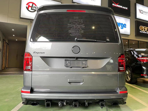 KSEEK T6.1 body kit adatti per il paraurti anteriore <span class=keywords><strong>VW</strong></span> <span class=keywords><strong>Multivan</strong></span> T6.1 con punte posteriori del labbro posteriore del paraurti posteriore - Product Image 4