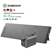 Station solaire portable Dabbsson 1200W 1008Wh avec batterie LiFePO4 MPPT et onduleur à onde sinusoïdale pure - Utilisation domestique, extérieure, camping, voiture