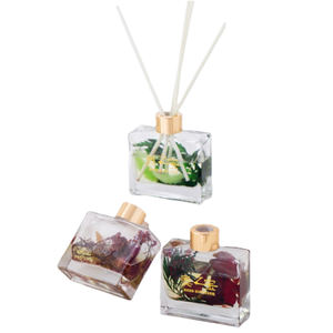 Difusor de caña para baño-Botella de vidrio decorativa de 120ml con varillas de caña Fragancia para el hogar para servicios de hotel y venta al por mayor - Product Image 5