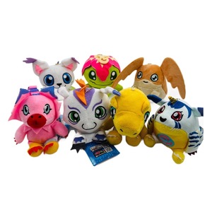 Llavero de Peluche Bordado de Digimon |   Peluche Suave de <span class=keywords><strong>Agumon</strong></span>, Gabumon y Patamon, Mercancía de Anime, Regalo para Coleccionistas - Product Image 3