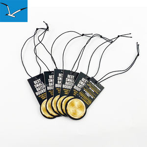 High Quality Custom Die Cut Advertising Clothing Wine Bottle <strong>Tags</strong> Paper Hang <strong>Tags</strong> with <strong>Elastic</strong> <strong>String</strong> Rope Made From Cardboard - Product Image 2