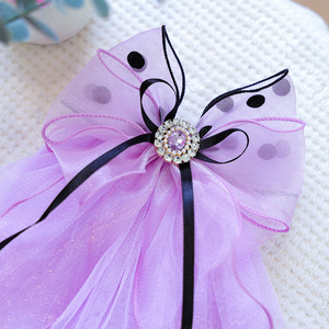 Voile de mariée élégant pour animaux de compagnie en dentelle douce et tulle, avec perles décoratives, pour chien - Vente en gros - Product Image 5