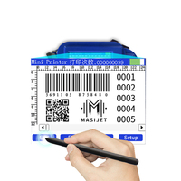 Imprimante à jet d'encre portable intelligente 600 dpi, composant principal PLC pour l'impression de codes de date sur tissu, le marquage de fond de bouteille et l'impression sur matériaux flexibles