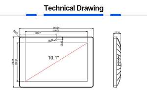 Equipo de Publicidad para <span class=keywords><strong>Taxi</strong></span> con Pantalla Táctil Capacitiva LCD Android de 10.1 Pulgadas, <span class=keywords><strong>GPS</strong></span>, 3G, 4G para Automóvil - Product Image 6