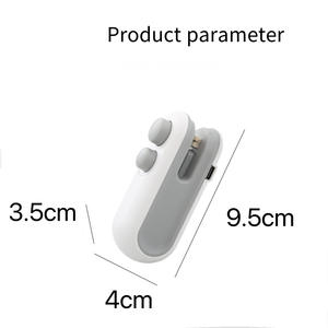 آلة لحام حراري صغيرة شبه أوتوماتيكية لأكياس الوجبات الخفيفة، جهاز محمول لختم الأكياس البلاستيكية للمطبخ المنزلي - Product Image 6