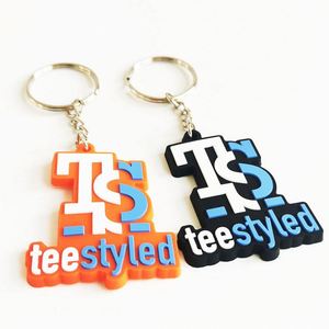 Wholesale 2D /3D Custom Shaped Soft Rubber Pvc Keychain with Your logo Name - Product Image 4