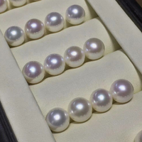 2024 9-10mm perles de perles d'eau douce en vrac 4A blanc cultivé naturel pour la fabrication de bijoux approvisionnement en gros