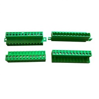 Bloc de bornes enfichable 12 broches pas de 5,08 mm avec oreilles, connecteurs sans soudure KF2EDGRKF-5.08-12PIN