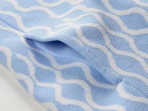 KD2260 Abito Slip di Alta Qualità, Elegante <span class=keywords><strong>Vestito</strong></span> <span class=keywords><strong>in</strong></span> <span class=keywords><strong>Maglia</strong></span> per Donne, Raffinato Abito <span class=keywords><strong>Blu</strong></span> Senza Maniche a Lunghezza Corta - Product Image 4