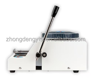 PVC Card Embossing Machine Semi-Automatic Aluminum <b>Dog</b> <b>Tag</b> Embossing Machine - Product Image 2