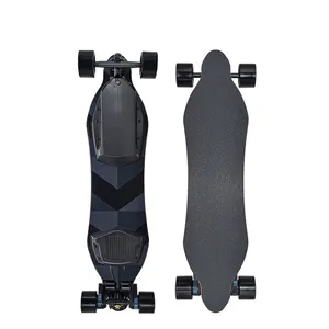Best Verkopende 36V Draadloze Longboard Afstandsbediening Elektrische Skateboard Max Dragon Canadese Motor Batterij Tijd Wiel Lading Gewicht