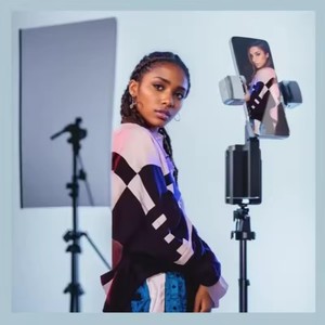 Estabilizador de cardán giratorio <span class=keywords><strong>para</strong></span> teléfono inteligente de 360 ° con seguimiento facial y tirador remoto-Palo de Selfie automático <span class=keywords><strong>para</strong></span> transmisión en vivo/Vlogging - Product Image 6