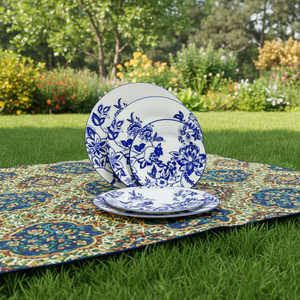<span class=keywords><strong>Service</strong></span> de table en <span class=keywords><strong>porcelaine</strong></span> fine (18 pièces) pour 6 personnes – Nouveauté usine - Product Image 2