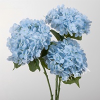 Bouquet de mariée en hortensias artificiels effet naturel, 176 pièces en gel souple, grandes fleurs en soie pour mariage