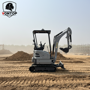 <span class=keywords><strong>Mini</strong></span>-excavatrice à grande cylindrée de 3,5 tonnes, excavatrice à chenilles renforcée, moteur Kubota pour le creusement de canaux d'irrigation agricole - Product Image 1