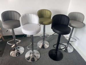 <span class=keywords><strong>Taburete</strong></span> de Bar Ergonómico Clásico al por Mayor, Venta Directa de Fábrica, <span class=keywords><strong>Taburete</strong></span> de Bar <span class=keywords><strong>Azul</strong></span> Nórdico con Respaldo, Taburetes de Bar Negros de Diseño Simple - Product Image 3