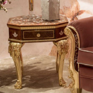 Meubles de salon haut de gamme coquille de mer rococo français <span class=keywords><strong>canapé</strong></span> de style rococo rose et or de luxe antique pour fille femmes dame - Product Image 4