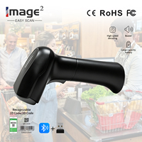 Escáner de Códigos de Barras 1D 2D, USB, Inalámbrico 2.4G, Portátil, Escáner de Códigos QR, Decodificación de Imágenes CMOS, en Stock, Escaneo de Alta Velocidad