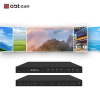 Matrice de commutation vidéo HDMI 4x4 sans soudure ODT 4K30Hz, convertisseur de signal AV, centre de commande, affichage numérique, réunion, métal