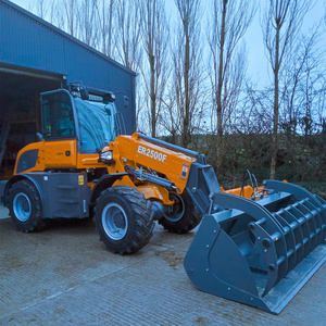 Chargeur télescopique miniature EVERUN ER2500F de 2,5 tonnes, certifié CE Stage V, chargeur frontal pour travaux de construction et utilisation agricole - Product Image 4