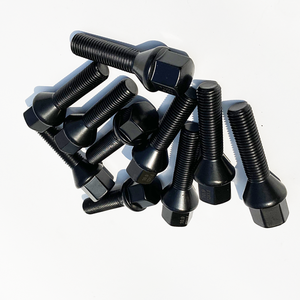 10 pièces noir/argent M14 X 1.25 14x1.5 boulons d'écrou <span class=keywords><strong>de</strong></span> <span class=keywords><strong>roue</strong></span> <span class=keywords><strong>conique</strong></span> en forme <span class=keywords><strong>de</strong></span> cône écrous <span class=keywords><strong>de</strong></span> <span class=keywords><strong>roue</strong></span> pour BMW pour VW Golf boulon <span class=keywords><strong>de</strong></span> <span class=keywords><strong>roue</strong></span> en acier - Product Image 1