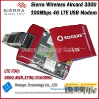 Módem Sierra Wireless Aircard 330U Original Desbloqueado LTE FDD 100Mbps Doble Banda, Buen Precio, 4G USB, Tarjeta SIM Externa