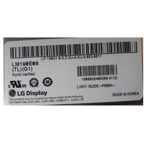 Écran LCD Long Life Popular LM190E08-TLG1 19,0 pouces 1280*1024 60Hz - Product Image 1