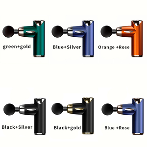 Personalizzazione veloce pistola per massaggio a vibrazione portatile di alta qualità intelligente e personalizzata per il rilassamento del corpo Mini pistola per massaggi - Product Image 6