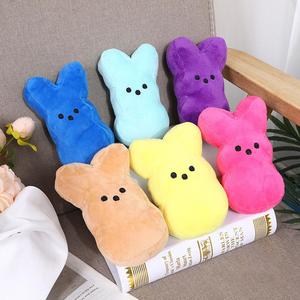 15cm Pluche Konijn Knuffel Unisex Superzacht OE Technics Stressverlichting Cartoon Kleuren PP Katoen Vulling Konijnenpop Kinderen Pasen - Product Image 3